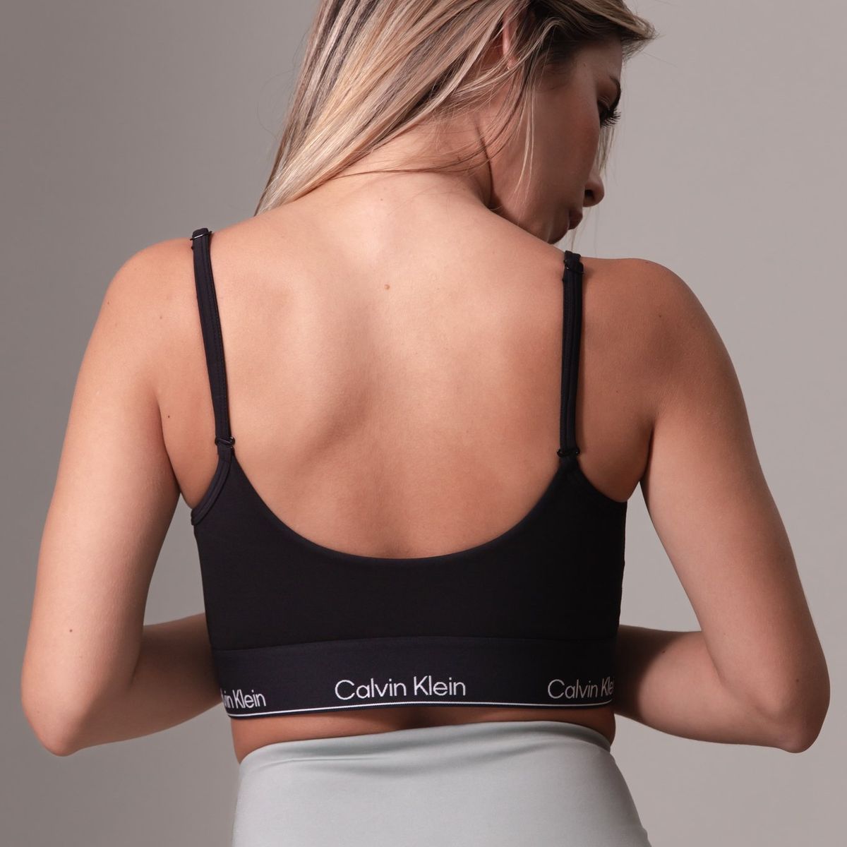 CALVIN KLEIN - Top Negro Deportivo De Bajo Impacto Calvin Klein