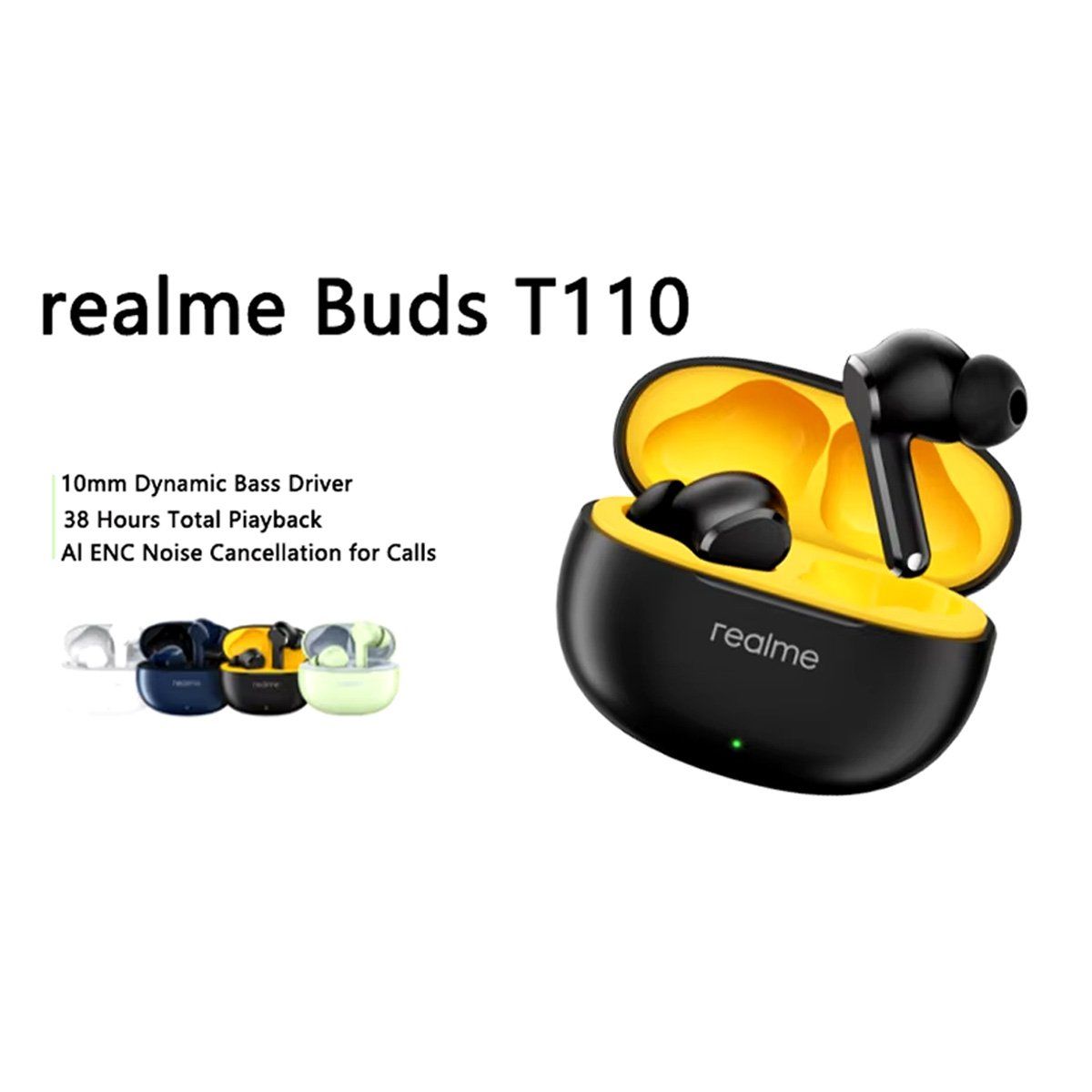 REALME - Audifonos Inalambricos Realme Buds T110 Bluetooth Touch