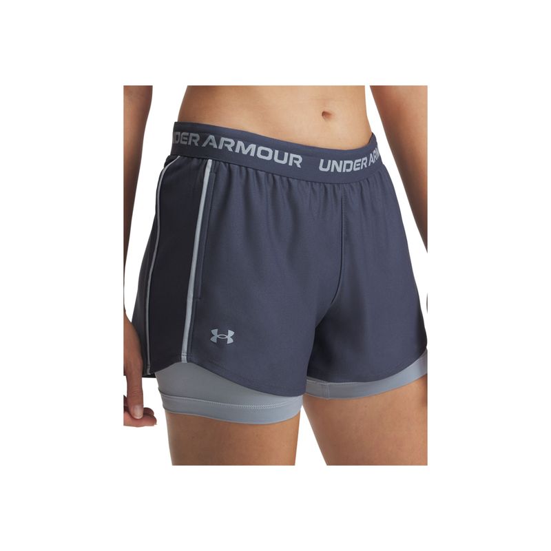 UNDER ARMOUR - Short Mujer UNDER ARMOUR TCH PLY UP 2N1 SHRTS Gris UNDER ARMOUR.