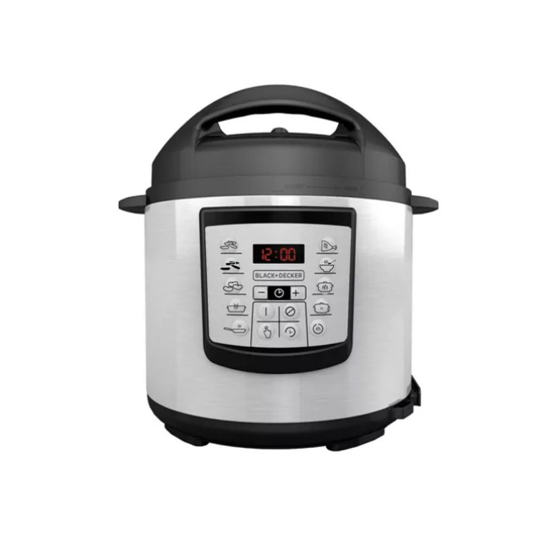BLACK+DECKER - Olla electrica multifuncional a presion