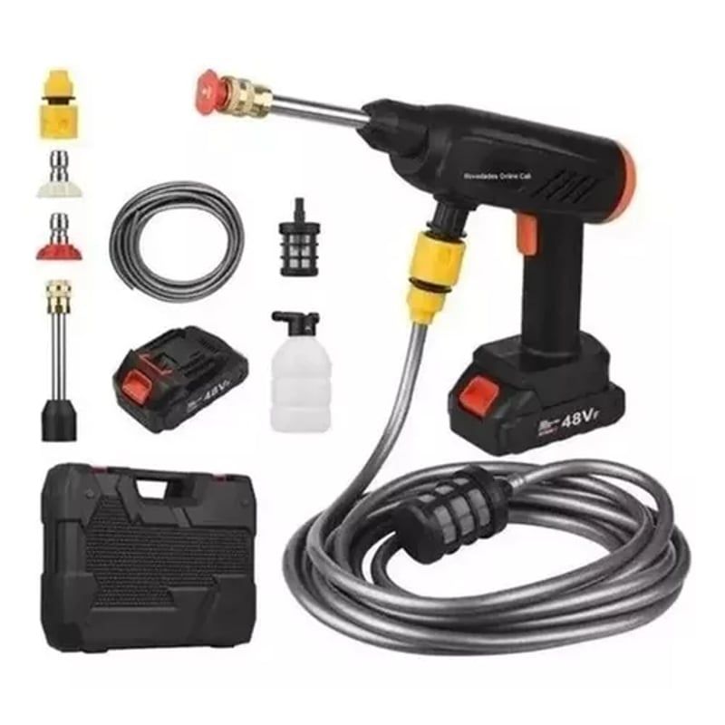 SKY - Kit Hidrolavadora ORIGINAL Inalámbrica Portátil Recargable Y Maletin