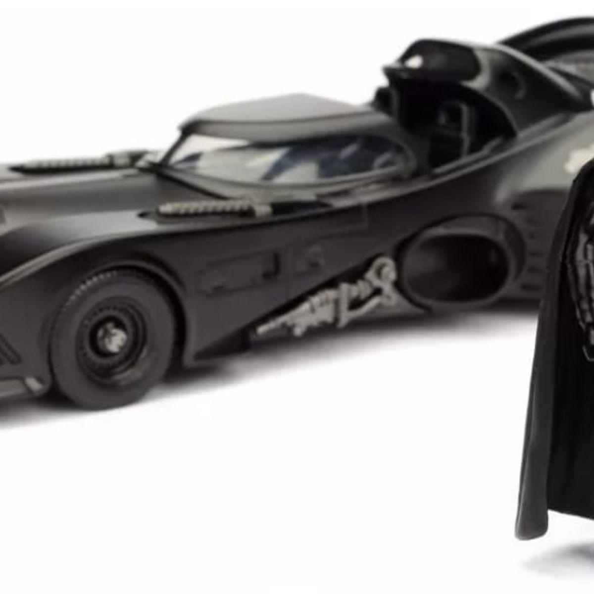 JADA TOYS - Carro Batimovil 1989 + Figura Batman Jada Escala 1/24  23 CM