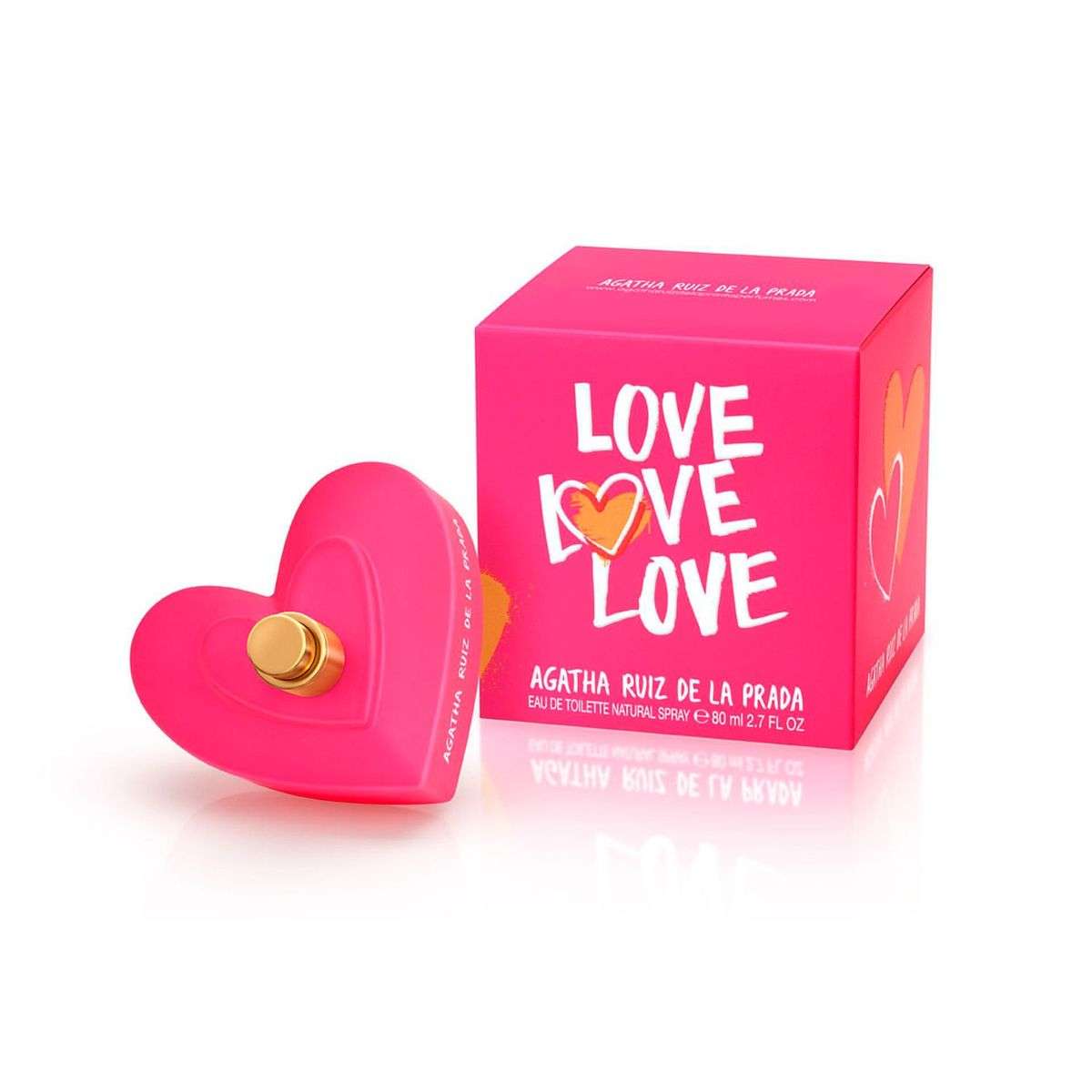 AGATHA RUIZ DE LA PRADA - Perfume Agatha Ruiz la Prada Love Mujer 80 ml Eau de toilette 
