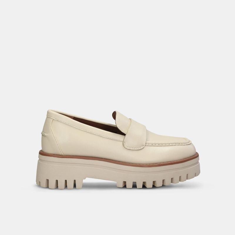BATA - Mocasines Para Mujer Bata Blanco Julieta