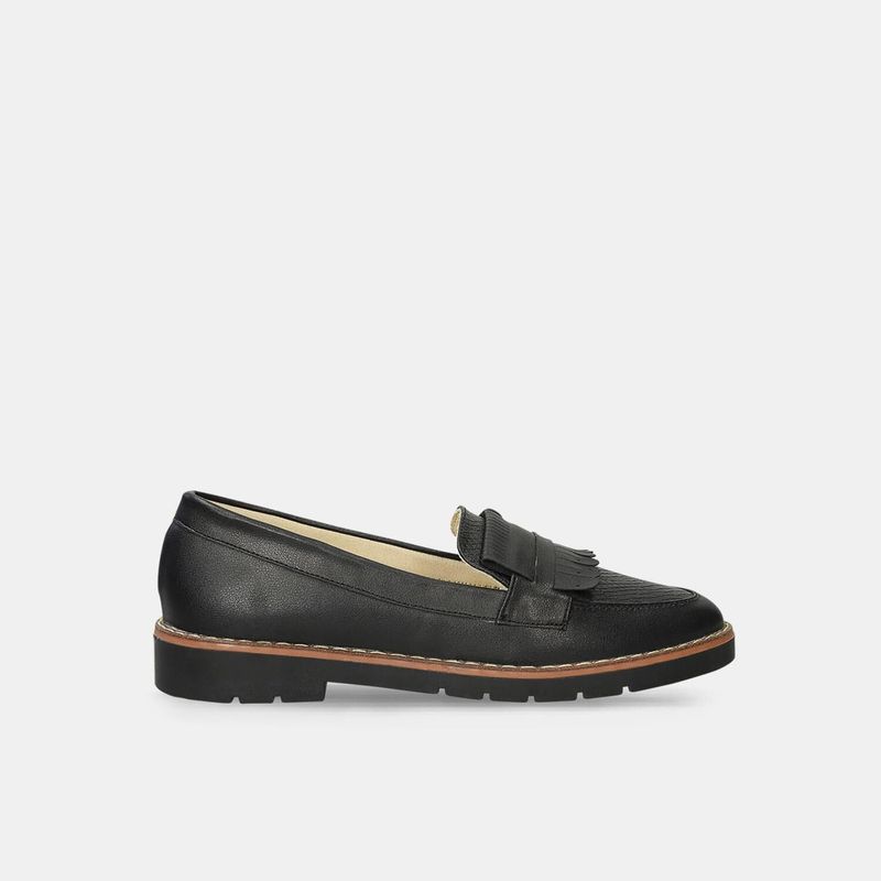 BATA - Mocasines Para Mujer Bata Negro Junay