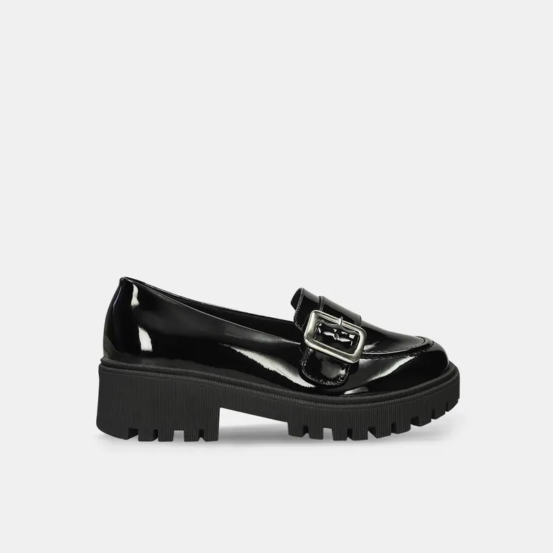 BATA - Mocasines Para Mujer Bata Negro Jivra