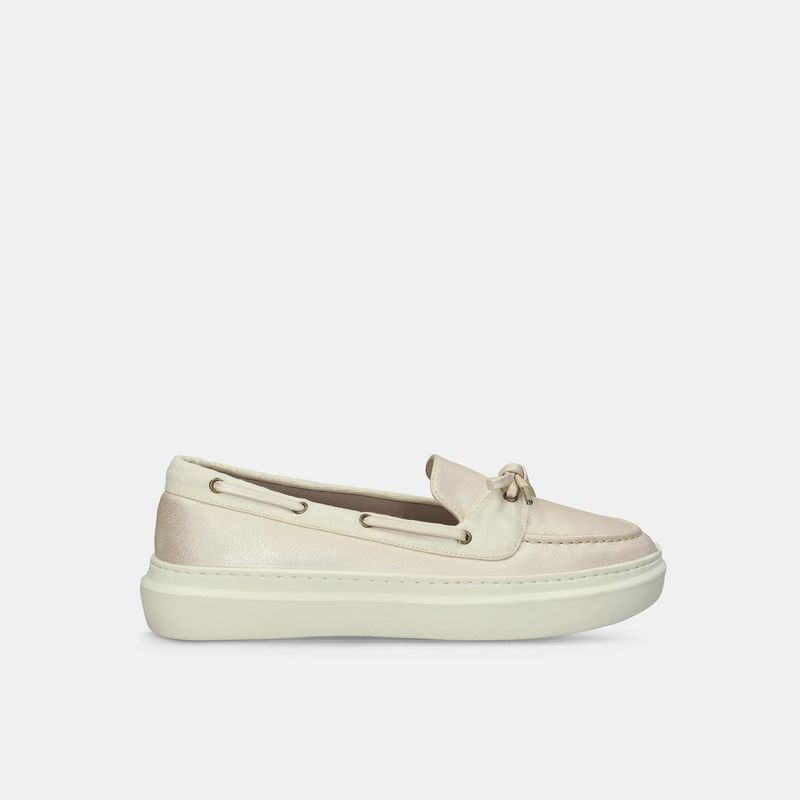 BATA - Mocasines Para Mujer Bata Beige Jelica