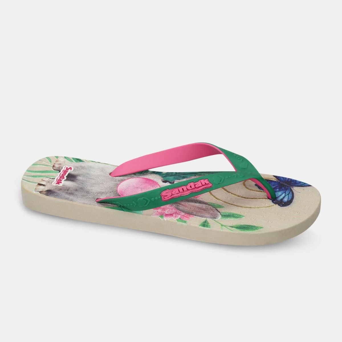 SANDA - Chanclas Para Mujer Sandak Morado Magali S