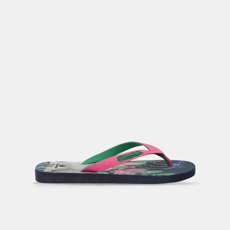 SANDA - Chanclas Para Mujer Sandak Azul Magali S