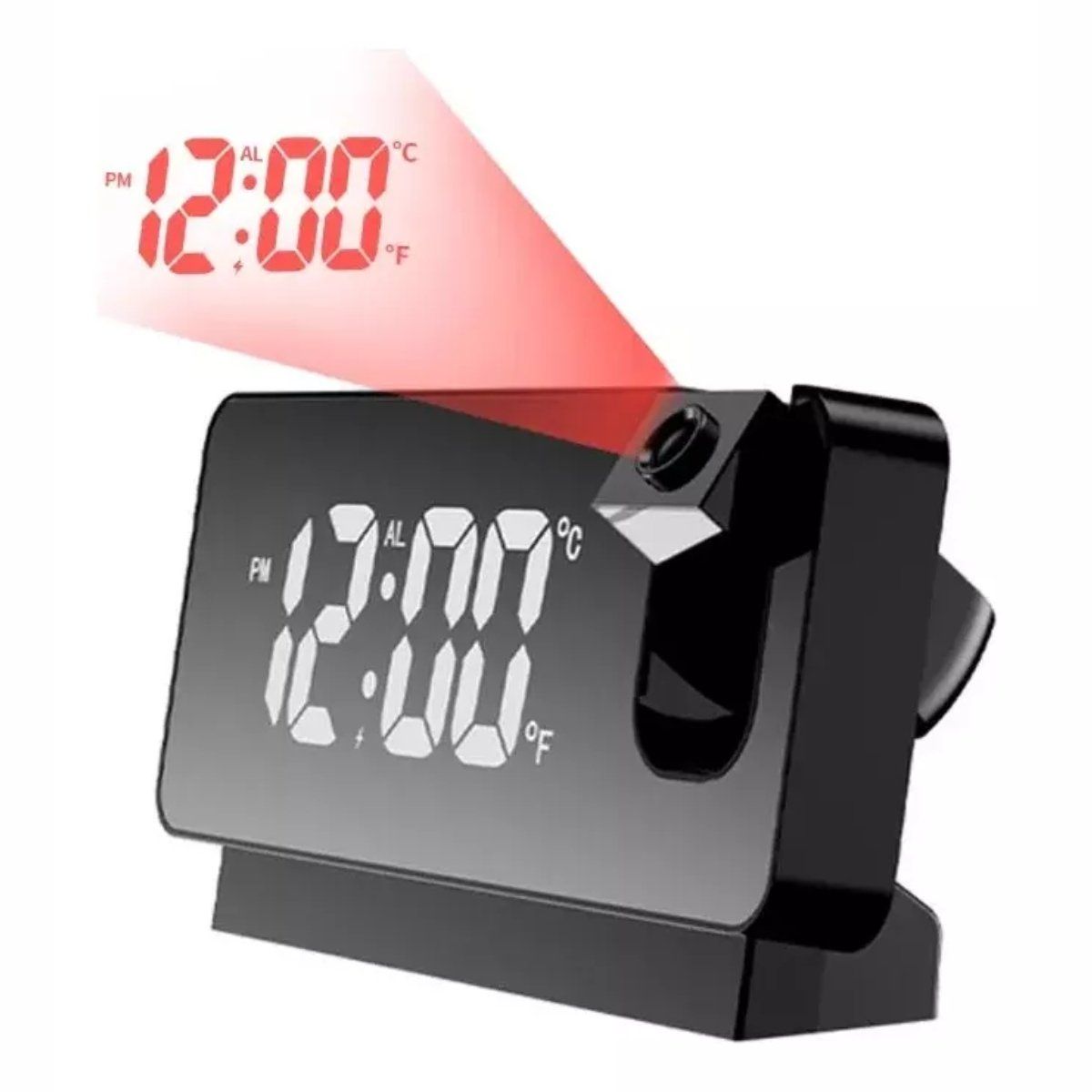GENERICO - Reloj De Mesa Despertador Digital Con Proyector