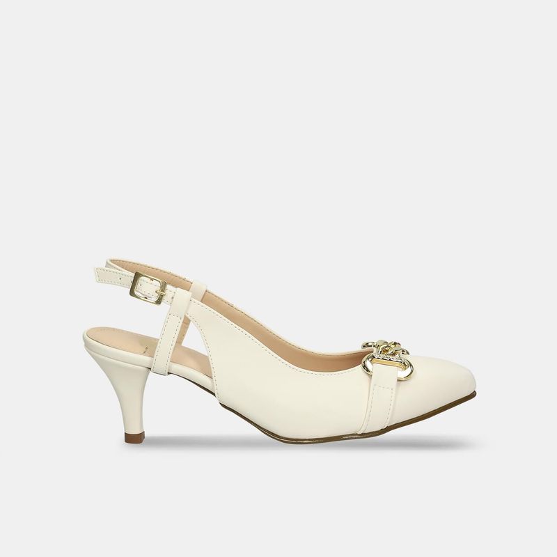 BATA - Tacones Para Mujer Bata Blanco Jamba