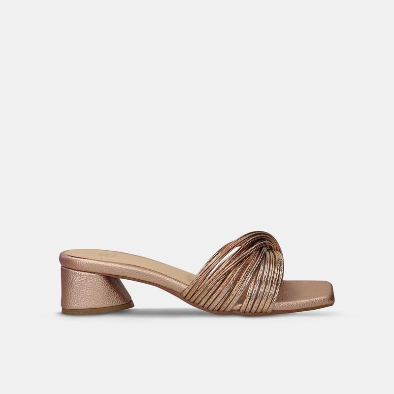 BATA - Sandalias Para Mujer Bata Dorado Jatoba