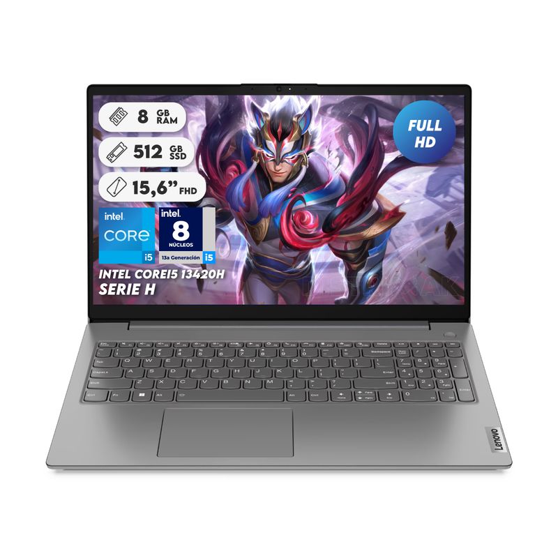 LENOVO - Portátil Lenovo V15 I5 13420h Ram 8gb Ssd 512gb 15.6 Fhd Computador Portátil
