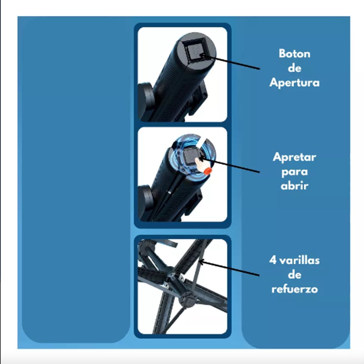 GENERICO - Palo Selfie Stick Tripode 180cm 360 Bluetooth Celular Gopro