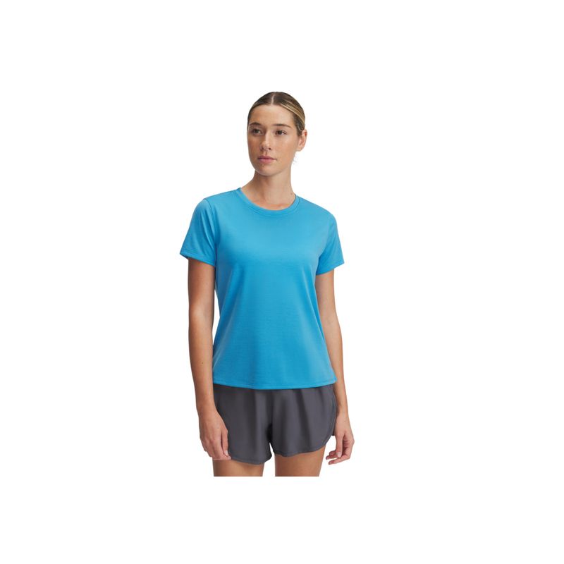 UNDER ARMOUR - Camiseta Mujer UNDER ARMOUR LAUNCH SHORTSLEEVE Azul UNDER ARMOUR