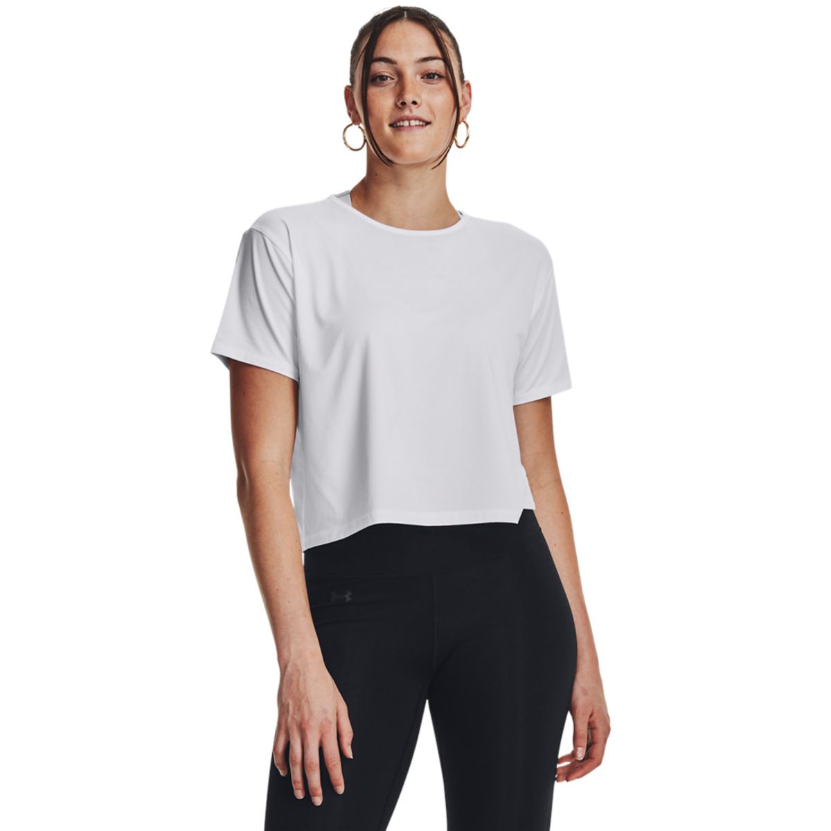 UNDER ARMOUR - Camiseta Mujer UNDER ARMOUR MOTION SS Blanco UNDER ARMOUR