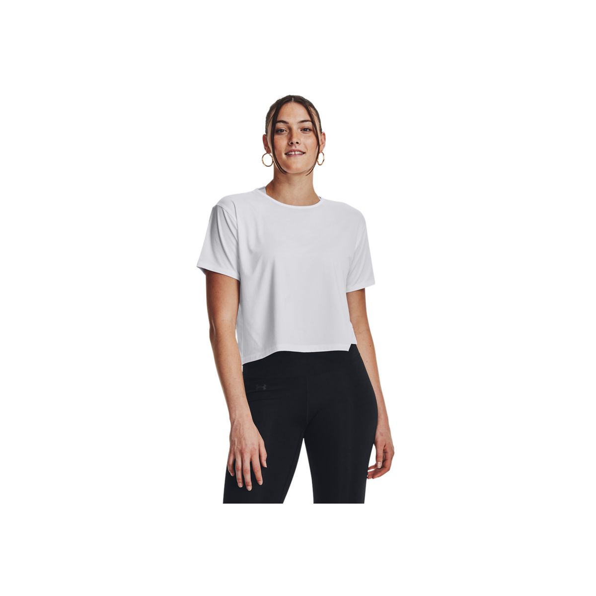 UNDER ARMOUR - Camiseta Mujer UNDER ARMOUR MOTION SS Blanco UNDER ARMOUR