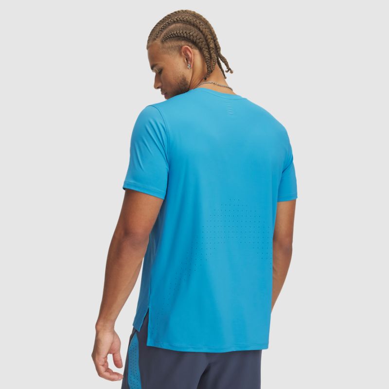 UNDER ARMOUR - Camiseta Hombre UNDER ARMOUR LAUNCH ELITE SHRTSLV Azul UNDER ARMOUR