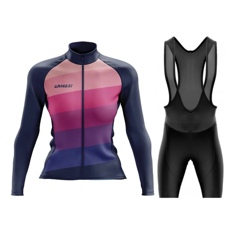 ARMAZI SPORT - UNIFORME DE CICLISMO ARMAZI MUJER MANGA LARGA - PANTALONETA