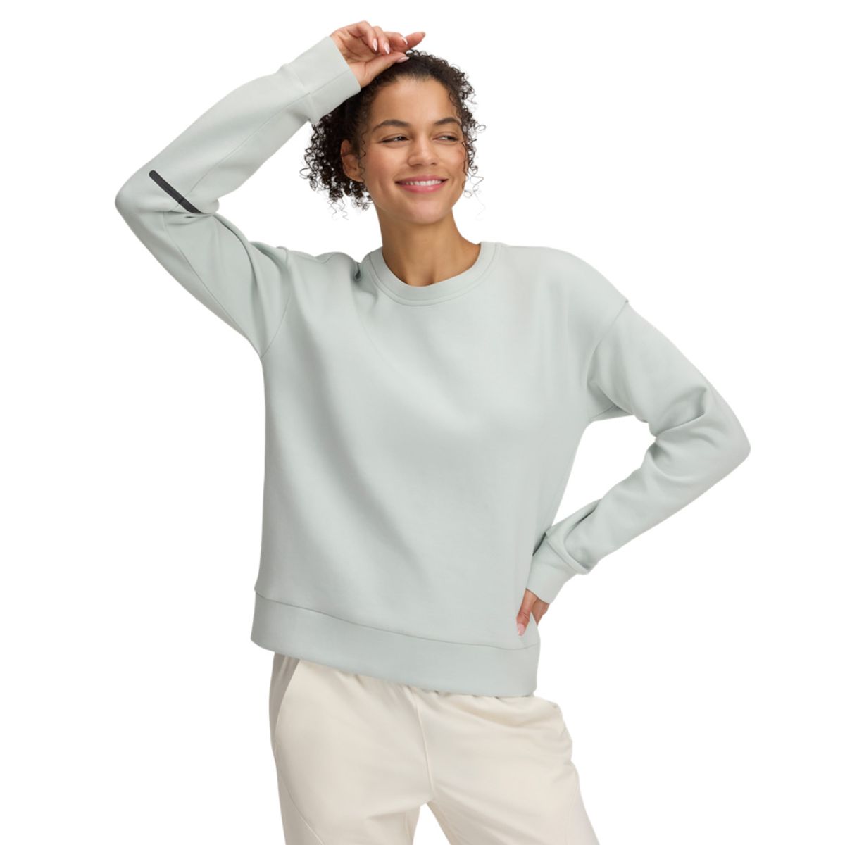 UNDER ARMOUR - Camiseta Mujer Under Armour Unstoppable Flc Crew Verde UNDER ARMOUR