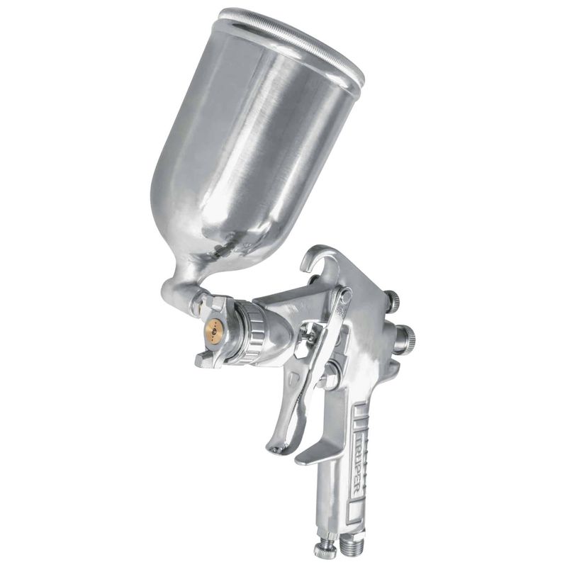 TRUPER - Pistola Gravedad Vaso Aluminio 400ml Truper Pipi-420