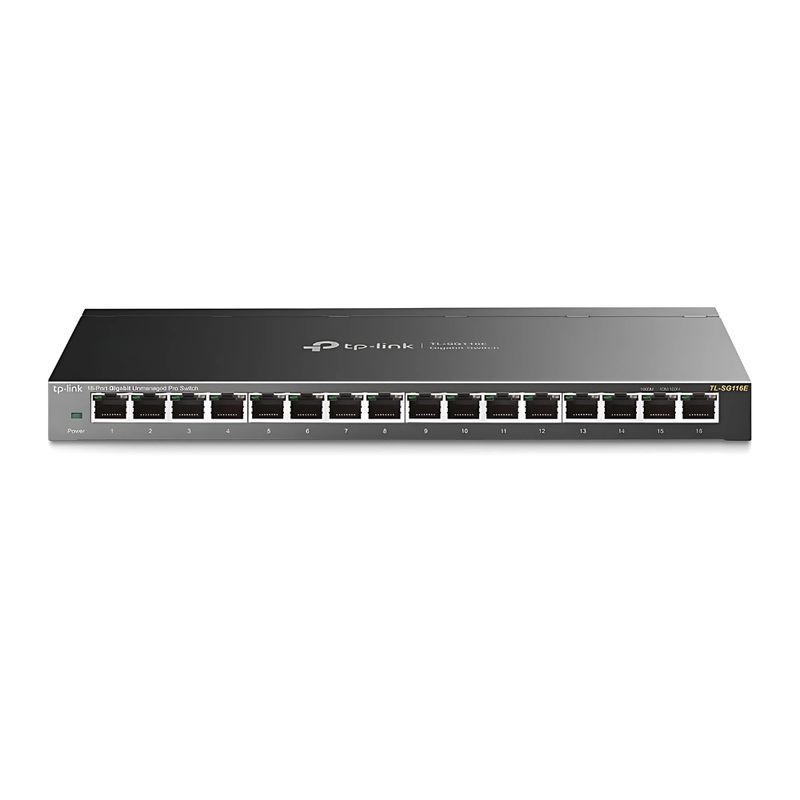 TP LINK - SWITCH TP-LINK TL-SG116E 16 PUERTOS 10/100/1000 GIGABIT