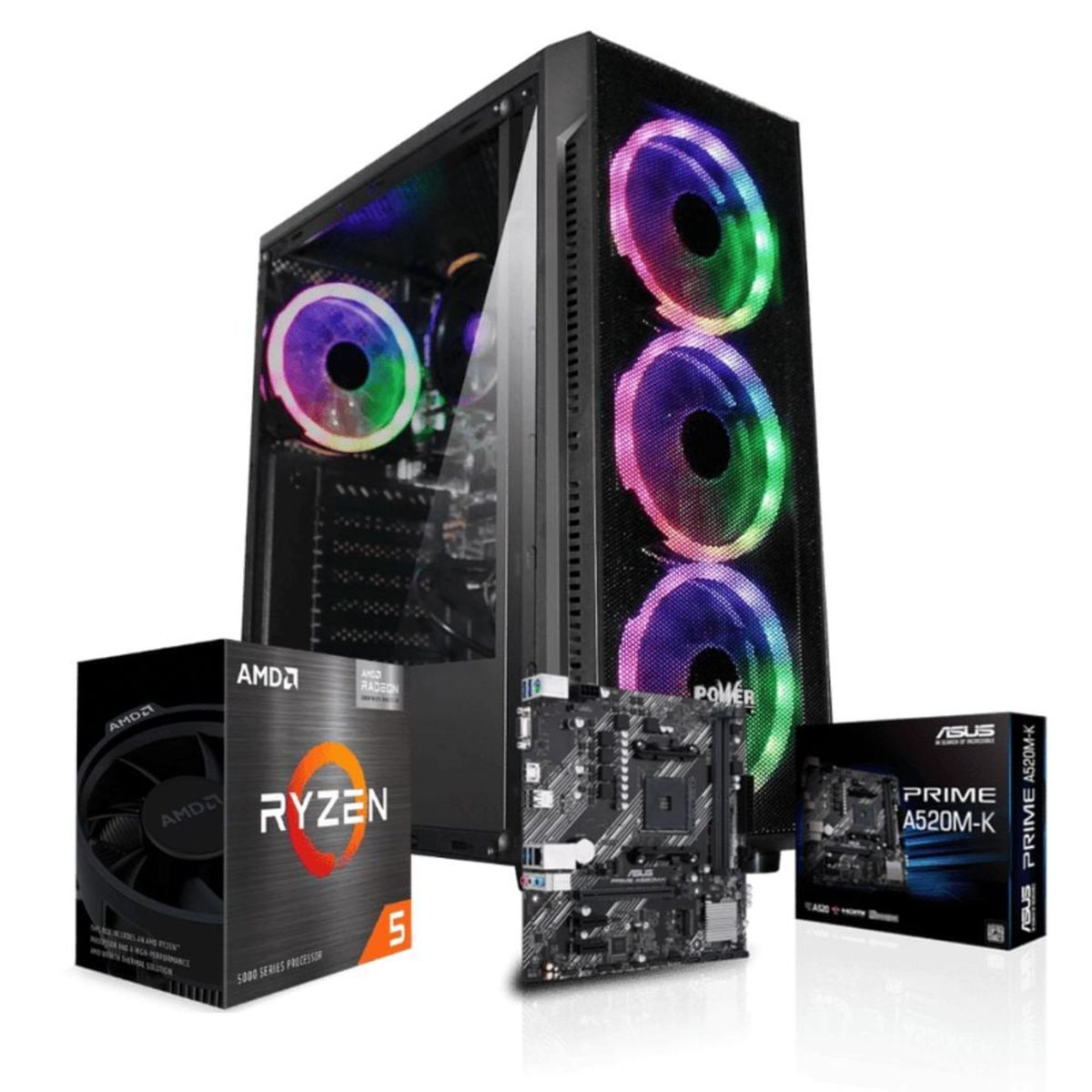 POWER GROUP - CPU Power Group R56162SK: Ryzen 5 5600G + 32GB + SSD 512GB
