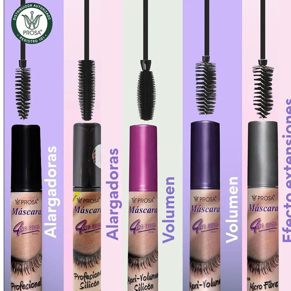 GENERICO - Pestañina maxi volumen silicon prosa