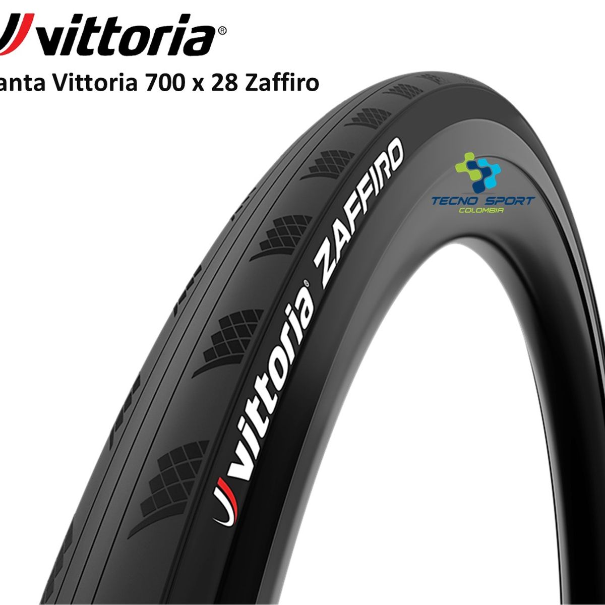 VITTORIA - Llanta + Neumatico Bicicleta 700 X 28 Vittoria Coraza Ruta