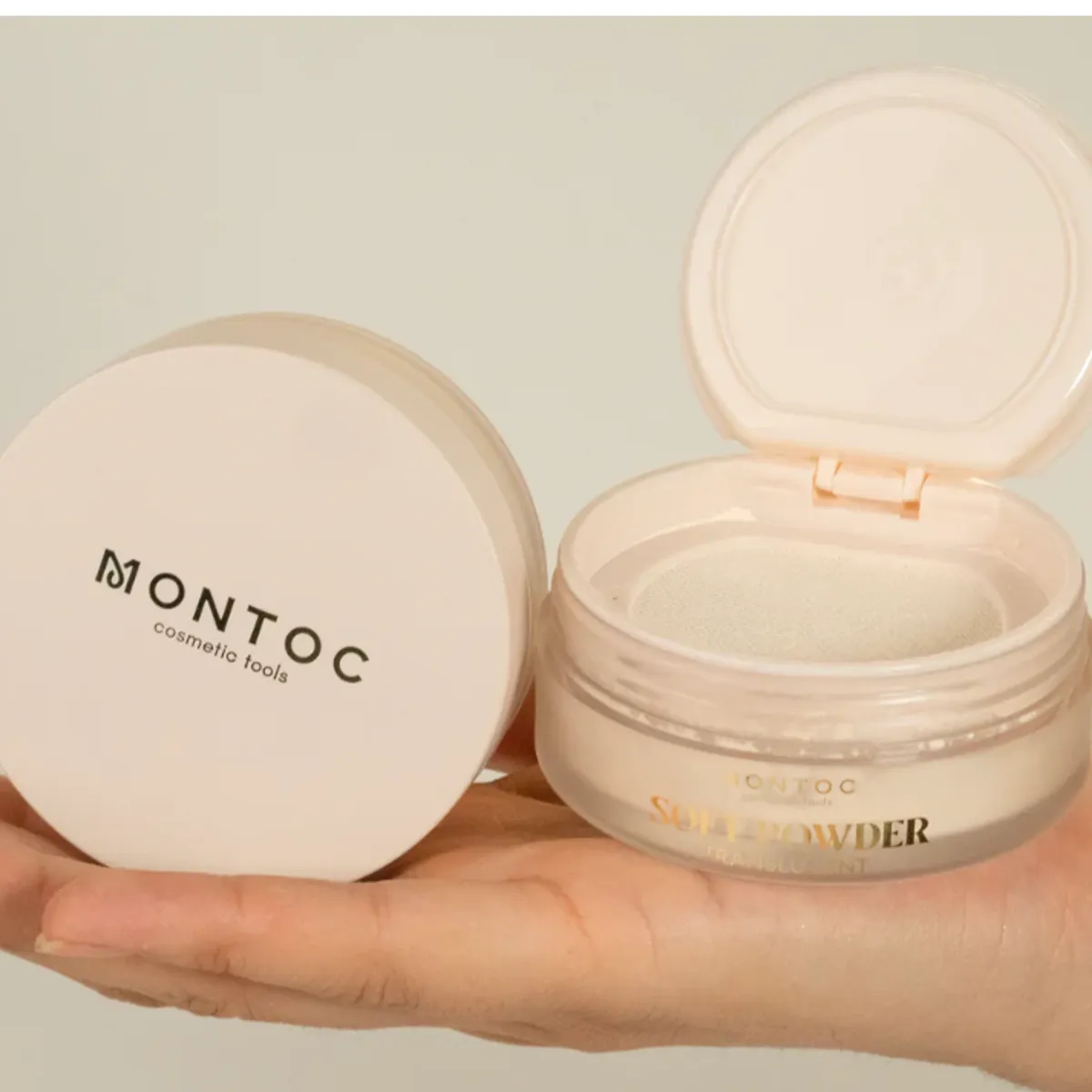 MONTOC MAKEUP - Mini polvo suelto traslucido montoc