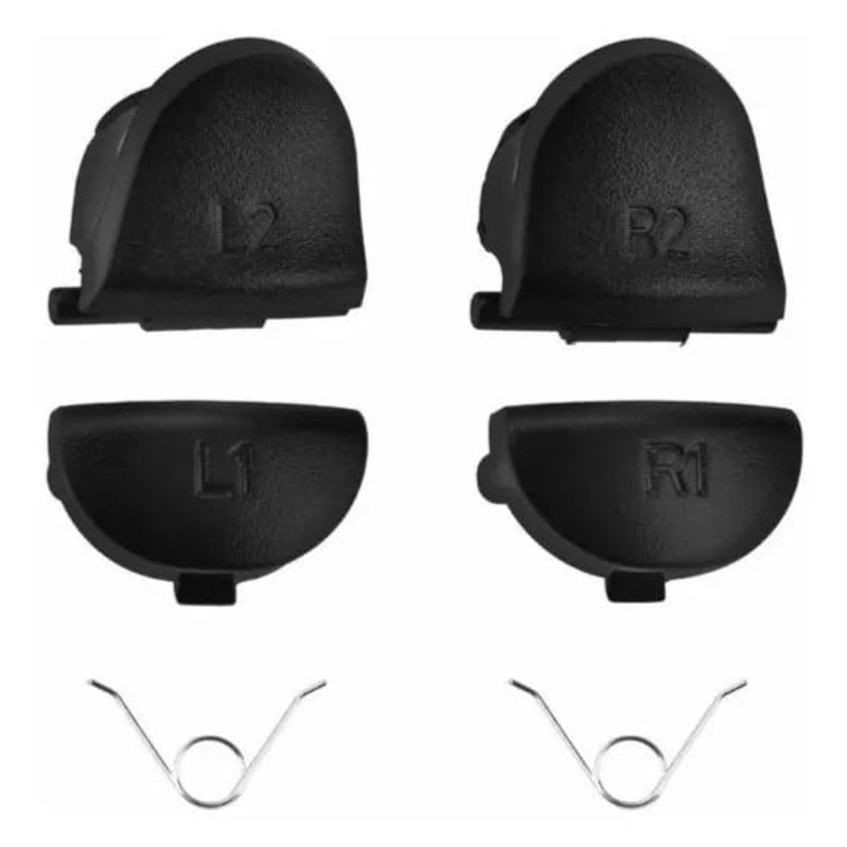GENERICO - Kit Botones Control PS4 R1 R2 L1 L2 + Resortes - JDS 001-011-020