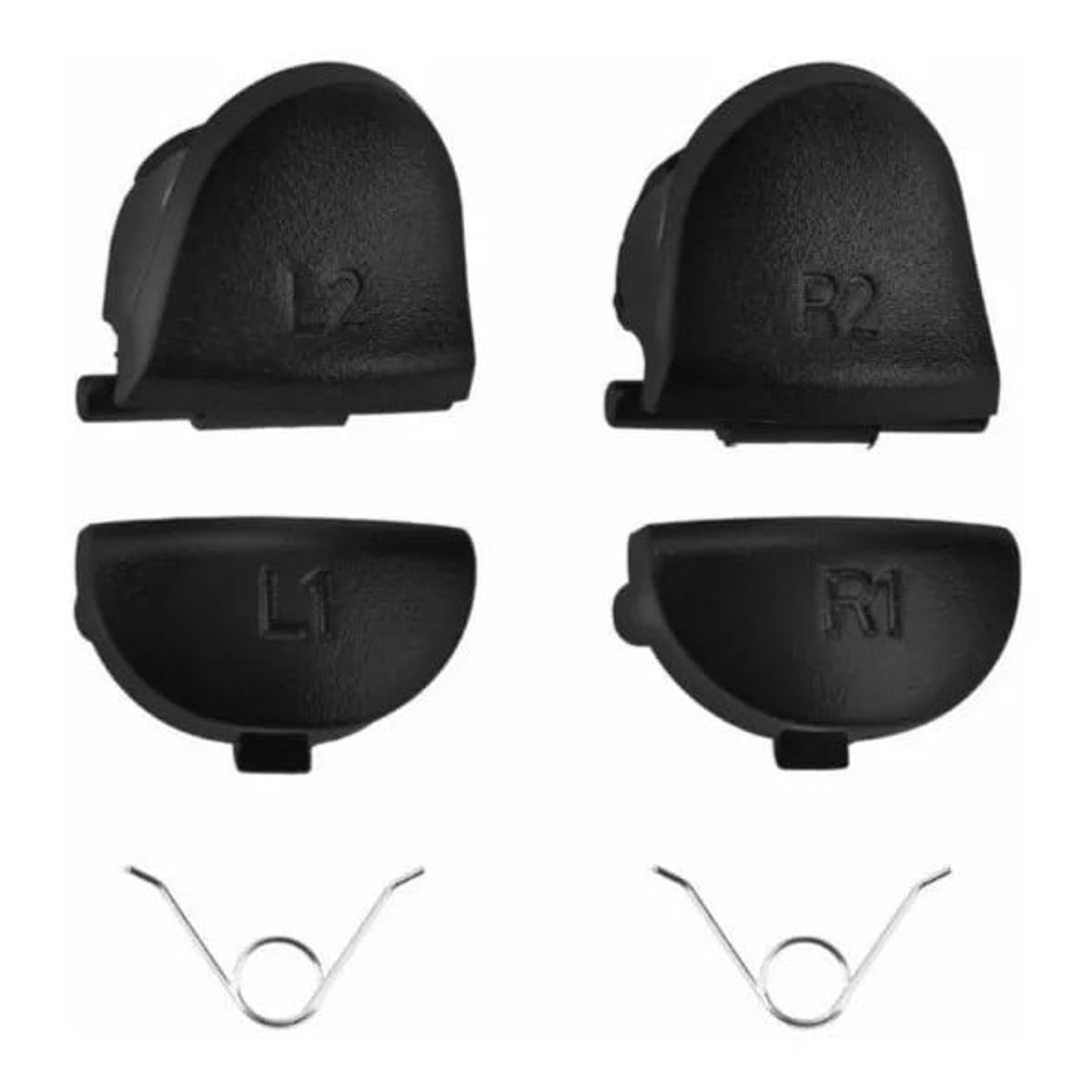 GENERICO - Kit Botones Control PS4 R1 R2 L1 L2 + Resortes - JDS 001-011-020