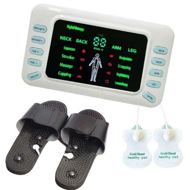 GENERICO - KIT MULTI ESTIMULADOR CORRIENTE GIMNASIA PASIVA MASAJES