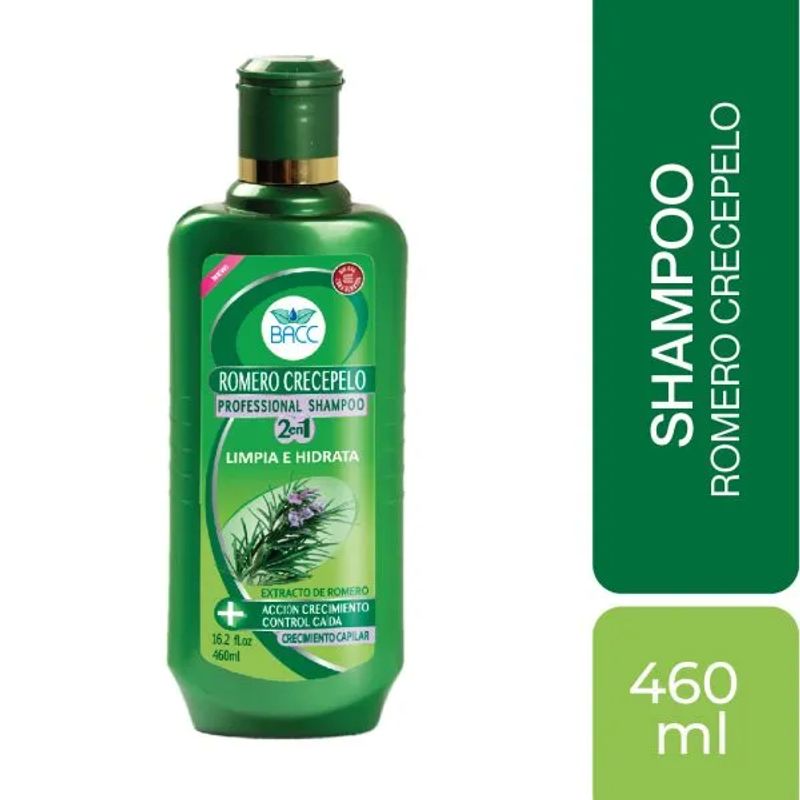 GENERICO - Shampoo Romero Crece Pelo BACC 460 ml