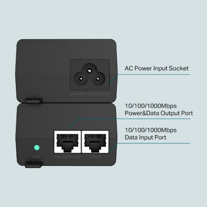 TP LINK - ADAPTADOR INYECTOR POE TP-LINK TL-POE160S