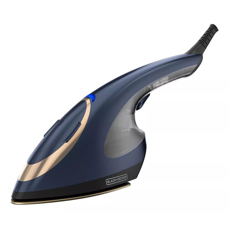 BLACK+DECKER - Plancha Y Vaporizadora Azul De Ropa Black + Decker Hgs500