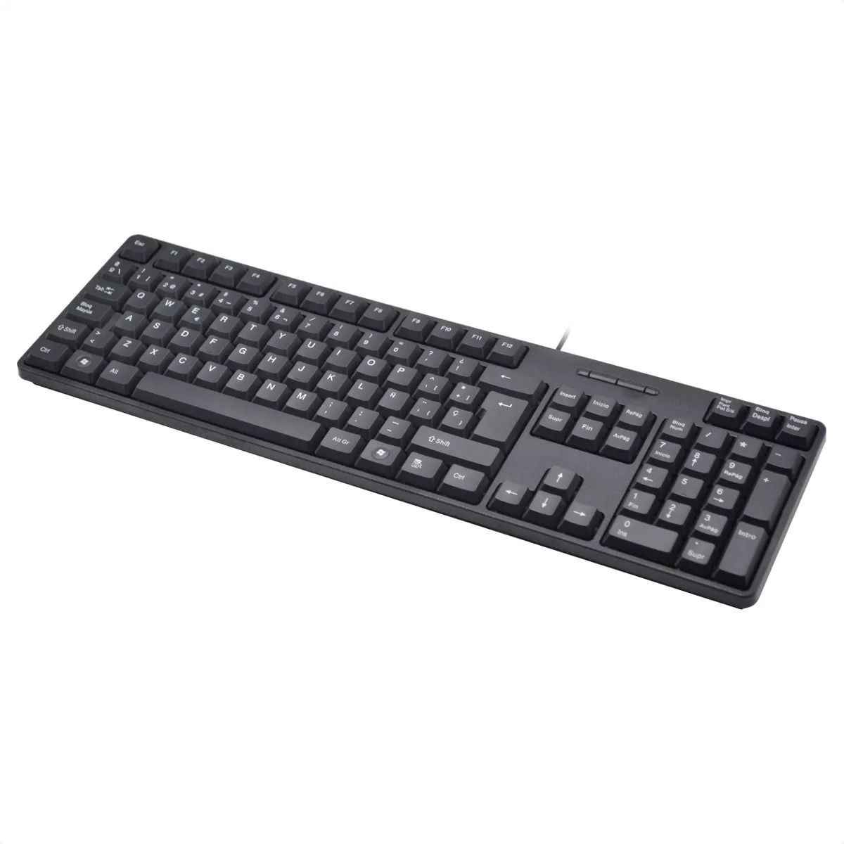 GENERICO - Teclado Multimedia Usb Para Pc En Español Letra Ñ tj-818