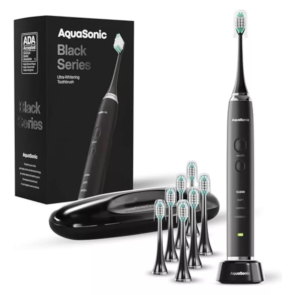 GENERICO - Cepillo De Dientes Ultra Blanqueador Aquasonic Black Serie