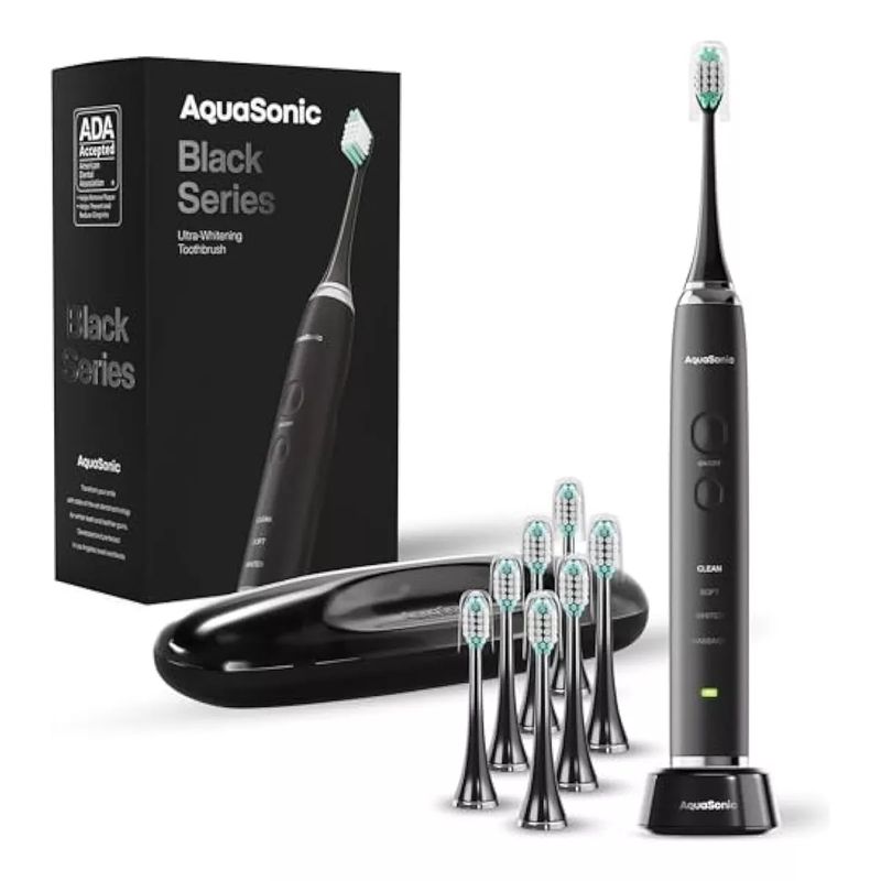 GENERICO - Cepillo De Dientes Ultra Blanqueador Aquasonic Black Serie
