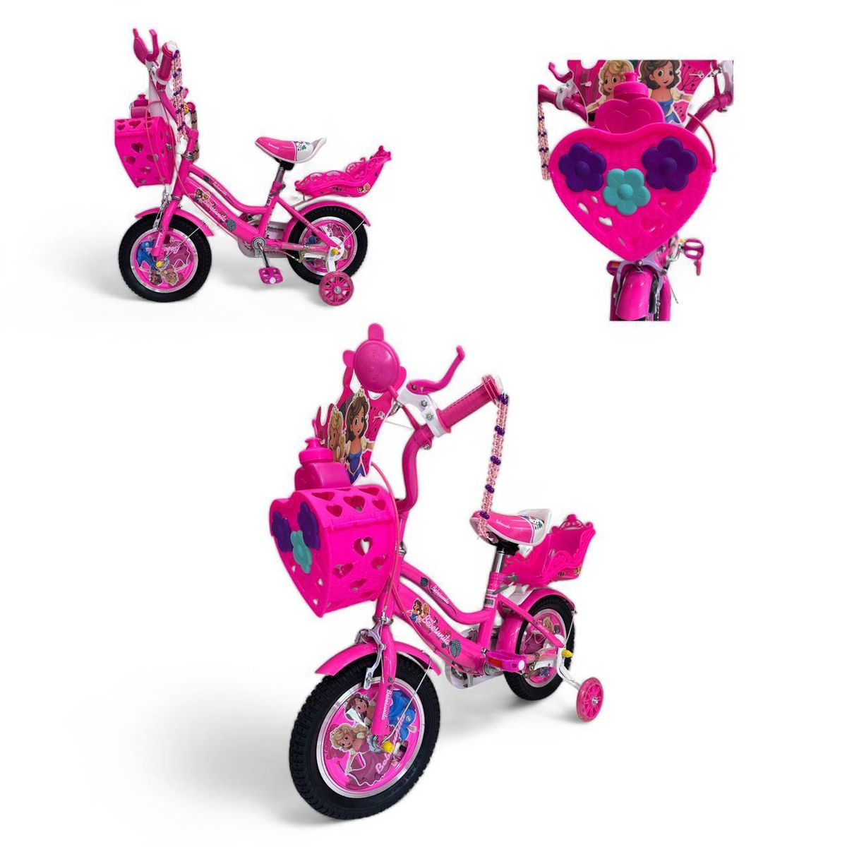 BRITOCHET - Bicicleta Para Niña De 1 a 4 Años RIN 12 Princesa