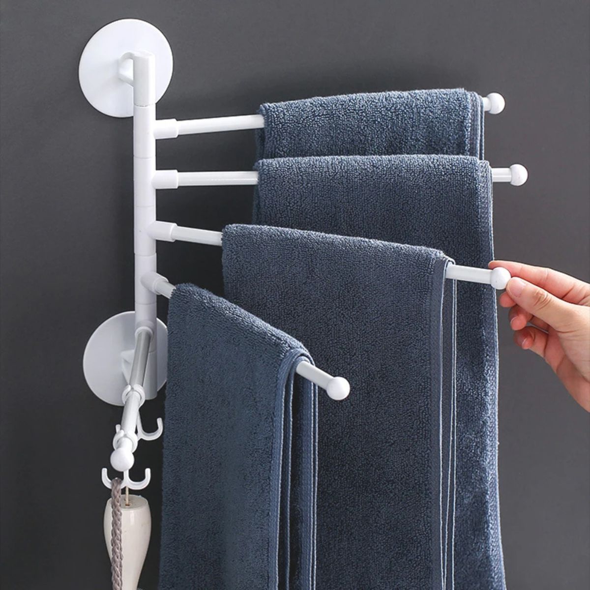 GENERICO - Accesorios Porta Toallas Para Baños Toalleros Con Ventosa