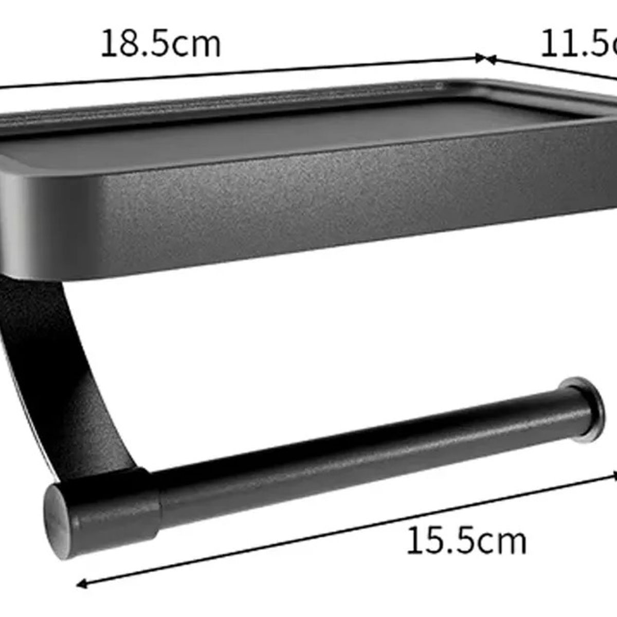 GENERICO - Soporte Portarollo Para Papel Higienico Apoyo De Telefono