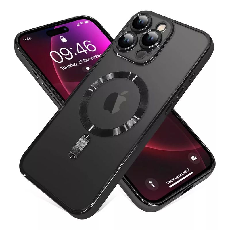 GENERICO - Forro Estuche De Lujo Magnético Antichoque Para iPhone 16 pro max