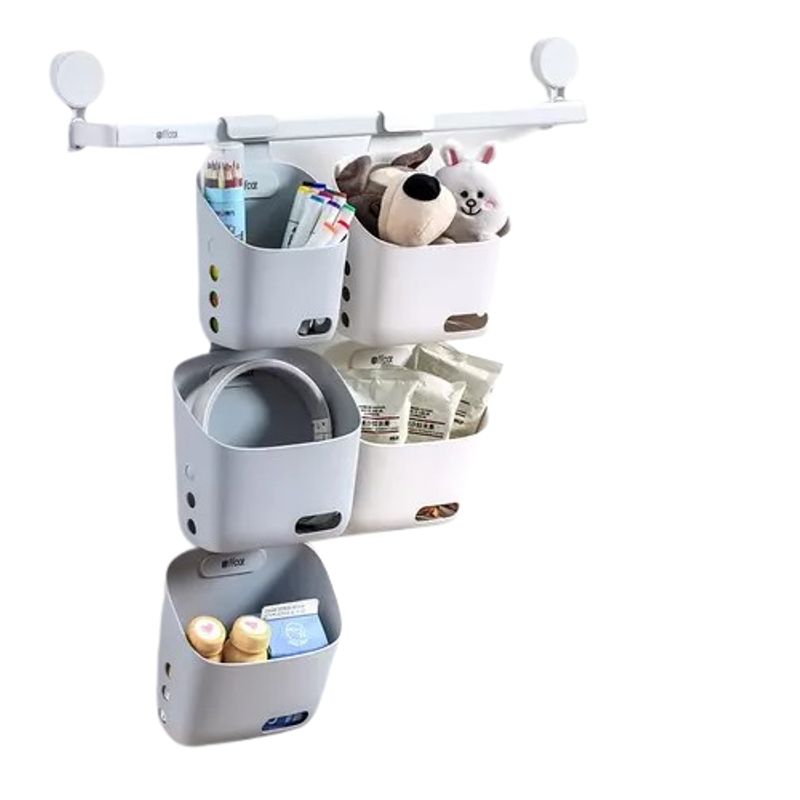 GENERICO - Cesta Organizadora Colgante Accesorios Baño Multiusos Hogar