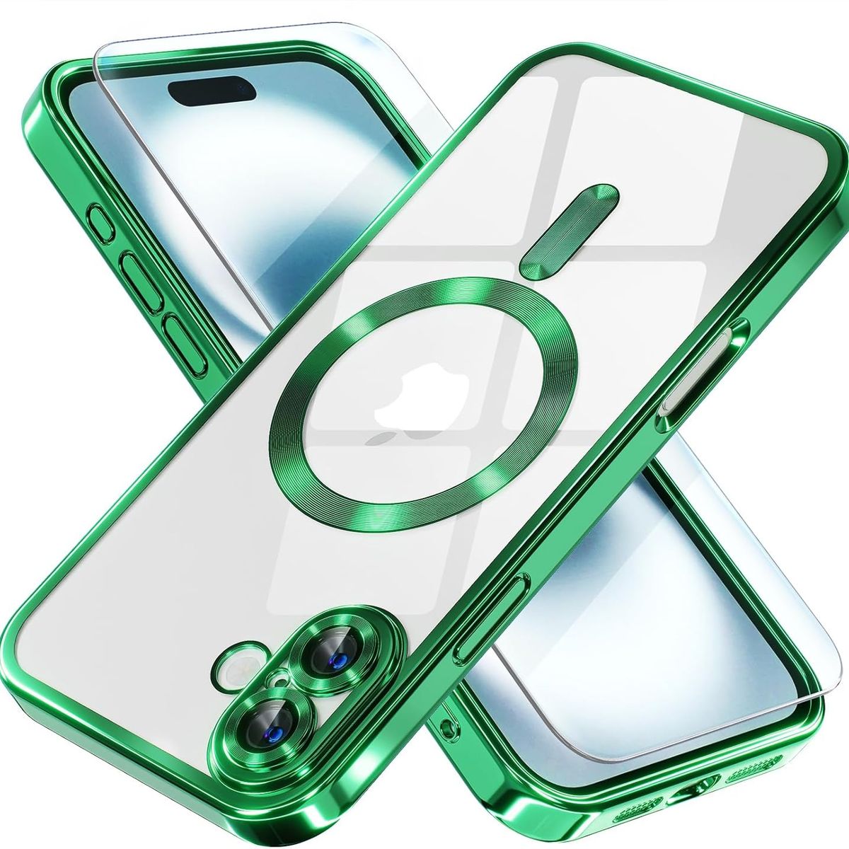 GENERICO - Forro Estuche De Lujo Magnético Antichoque Para iPhone 16 pro max