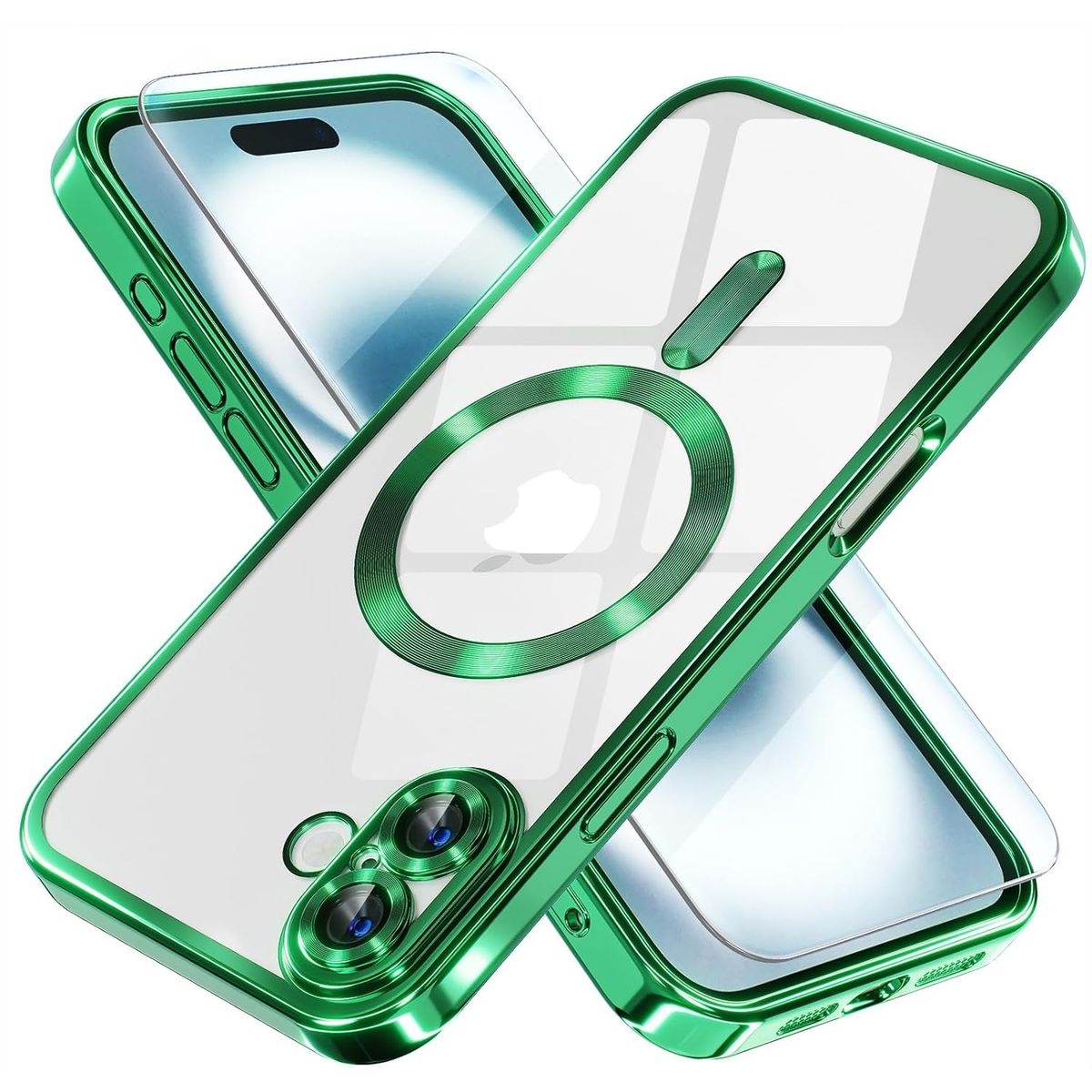 GENERICO - Forro Estuche De Lujo Magnético Antichoque Para iPhone 16 pro max