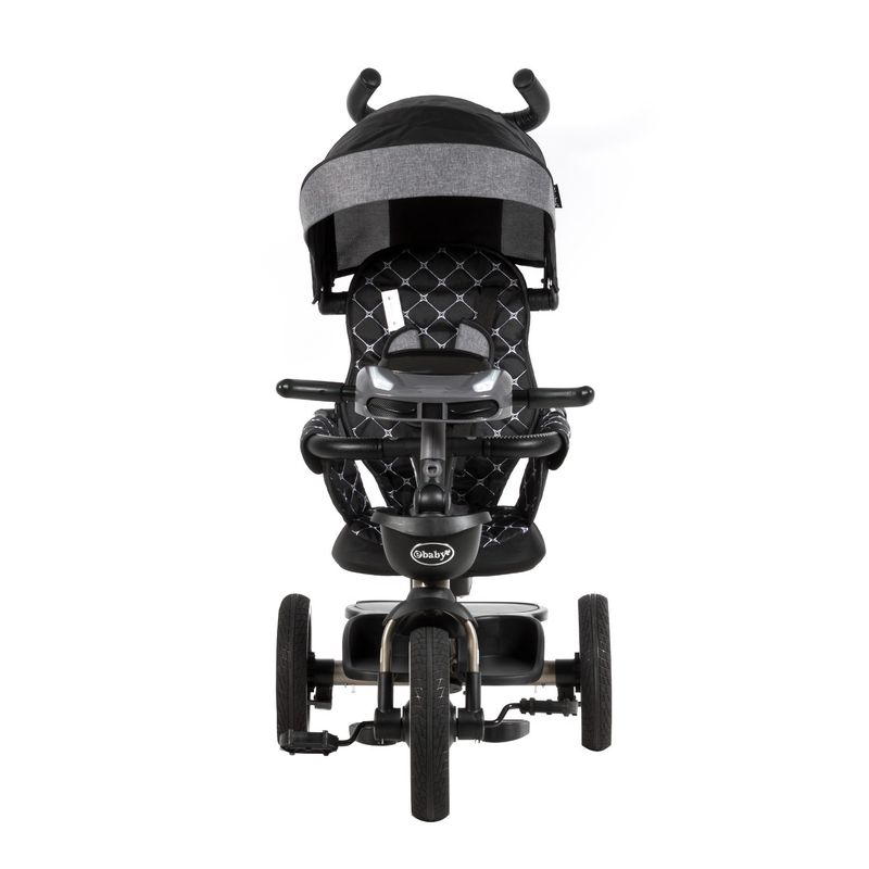 EBABY - Triciclo Paseador reclinable Santorini EB382 Negro