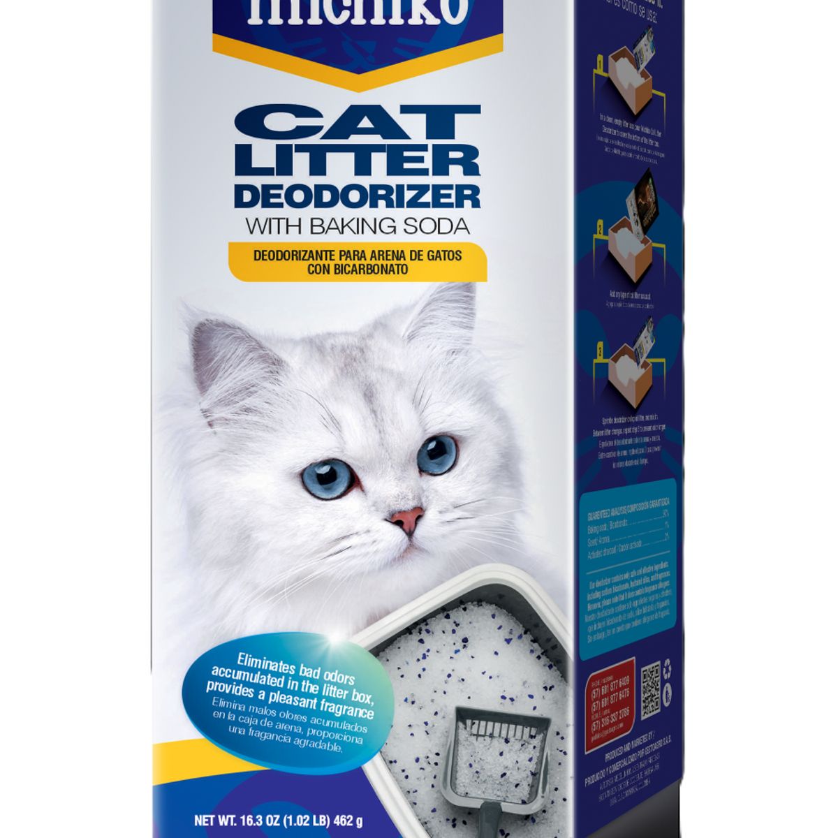 CATLIKE - Desodorante De Arena Para Gatos Michiko 462g