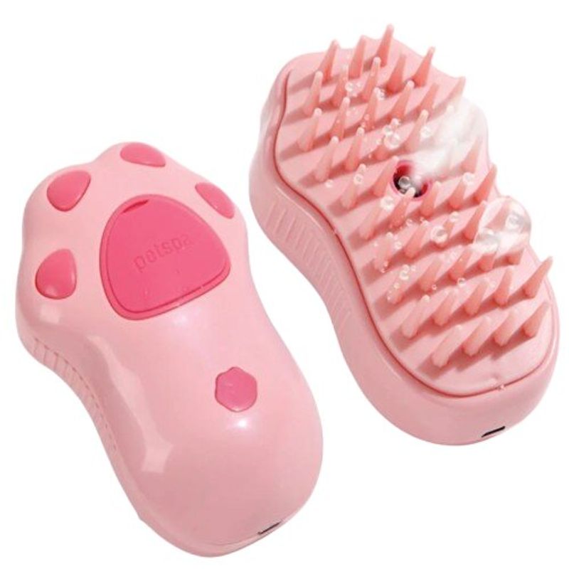 PETS ACCESORIOS - Cepillo Vapor Gato Rosa