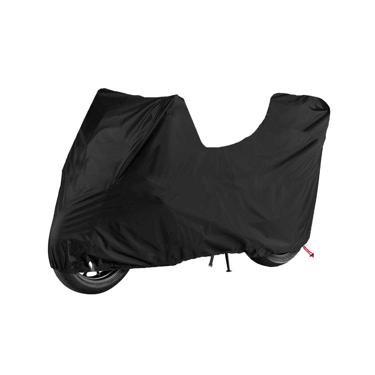 VELBROS - Pijama Moto Forro Cobertor Carpa Funda - Negro - CON BAÚL